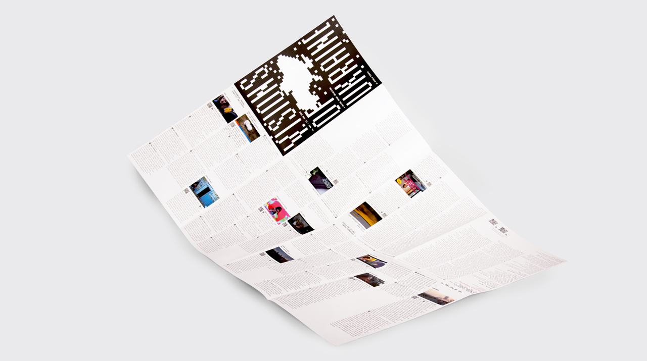 Johanna Unterberg, Gestaltung Faltplakat