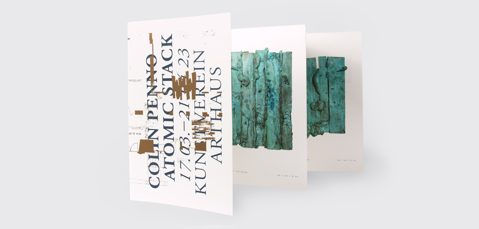 Johanna Unterberg, Ausstellungspublikation Colin Penno, Atomic Stack Kunstverein Arthaus